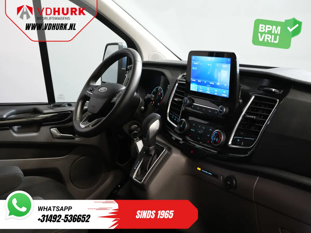 2.0 TDCI 170 pk Aut. L2 DC Dubbel Cabine 2xSchuifdeur/ Carplay/ Stoelverw./ Navi/ Airco/ Camera/ Cruise/ 16”LMV/ PDC/ Trekhaak