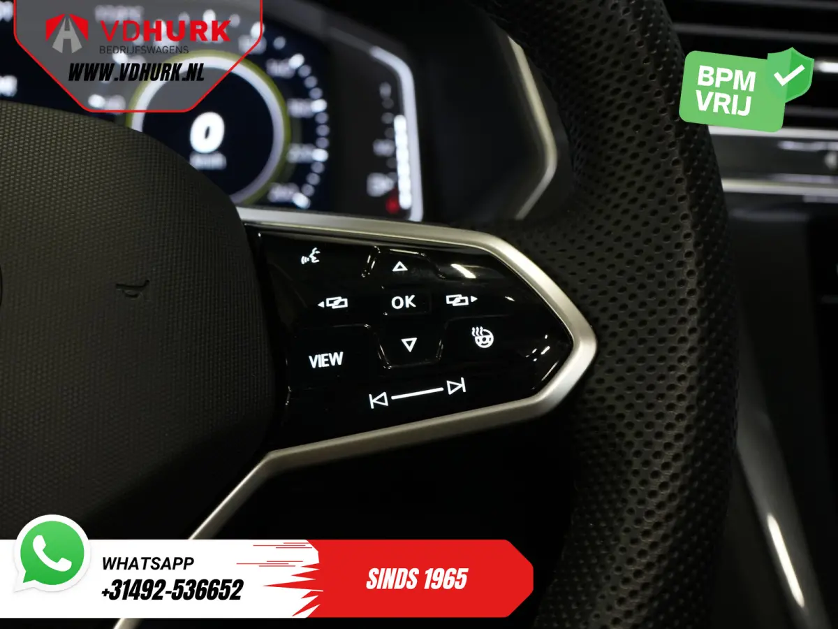 1.4 TSI eHybrid R-Line (DEMO) Pano/ IQ-Light/ Head-Up/ Elek.Trekhaak/ Elek.Klep/ Adapt.Cruise/ Parelmoer/ Stoelverw./ Climate/ Carplay/ Navi