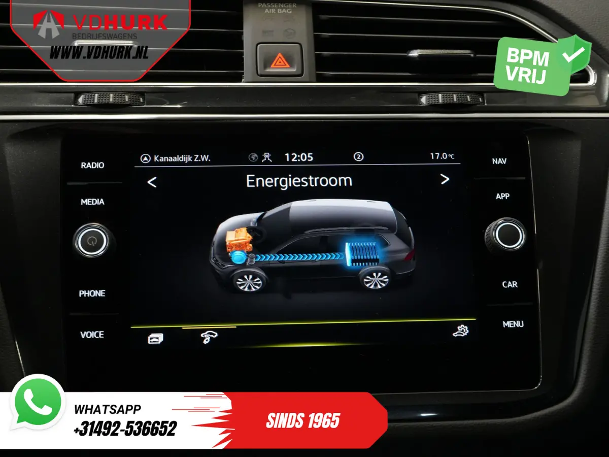 1.4 TSI eHybrid R-Line (DEMO) Pano/ IQ-Light/ Head-Up/ Elek.Trekhaak/ Elek.Klep/ Adapt.Cruise/ Parelmoer/ Stoelverw./ Climate/ Carplay/ Navi
