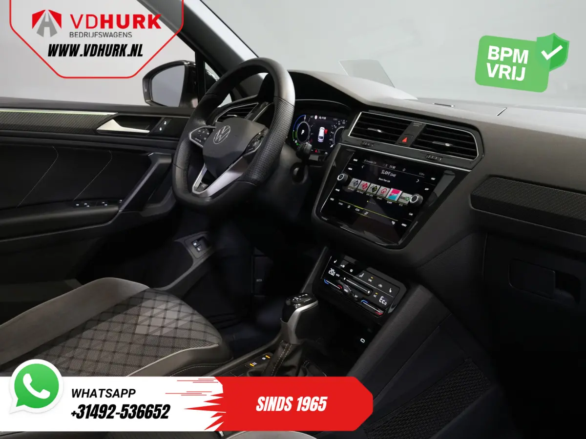 1.4 TSI eHybrid R-Line (DEMO) Pano/ IQ-Light/ Head-Up/ Elek.Trekhaak/ Elek.Klep/ Adapt.Cruise/ Parelmoer/ Stoelverw./ Climate/ Carplay/ Navi