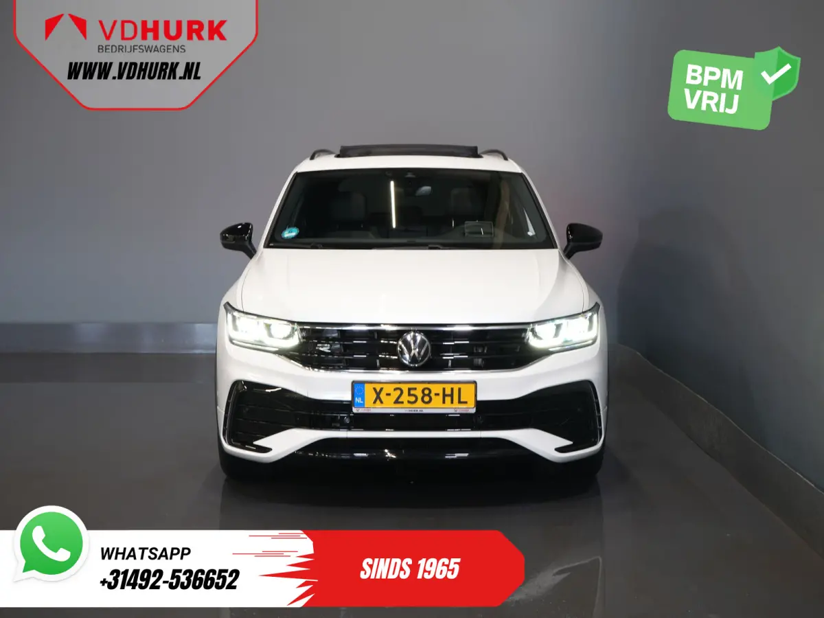 1.4 TSI eHybrid R-Line (DEMO) Pano/ IQ-Light/ Head-Up/ Elek.Trekhaak/ Elek.Klep/ Adapt.Cruise/ Parelmoer/ Stoelverw./ Climate/ Carplay/ Navi