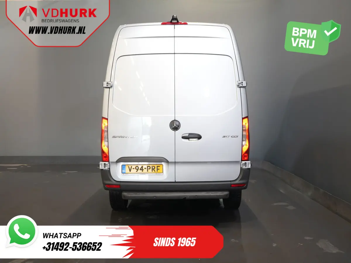 317 CDI Aut. L2H2 LED/ Gev.Stoel/ Navi/ 270Gr.Deuren/ Stoelverw./ Cruise/ Camera/ PDC