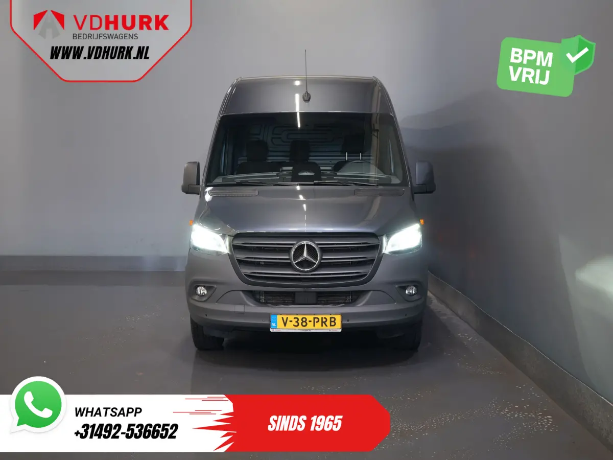 317 CDI Aut. L2H2 LED/ Stoelverw./ Gev.Stoel/ 270Gr.Deuren/ Navi/ Camera/ Cruise/ Airco/ PDC