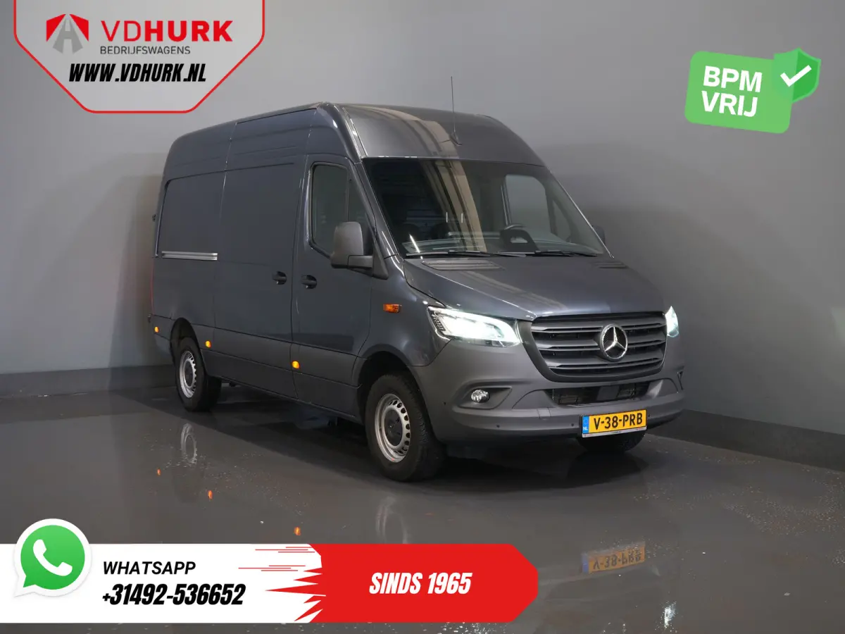 317 CDI Aut. L2H2 LED/ Stoelverw./ Gev.Stoel/ 270Gr.Deuren/ Navi/ Camera/ Cruise/ Airco/ PDC