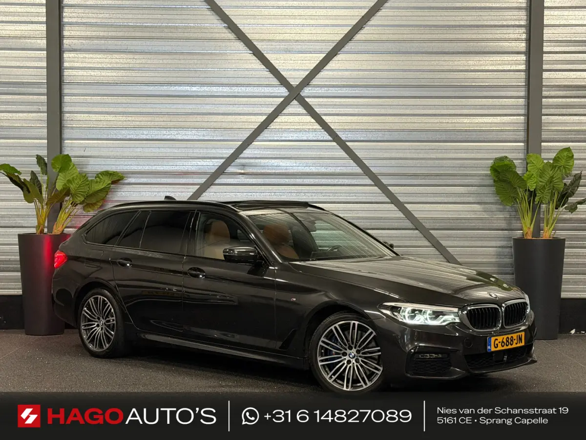 540i xDrive High Executive M-Pakket LED/PANO/NAVI/ACC/LEDER/ADAPTIVE/TREKHAAK/STOELVERW+KOELER/STUURVERW/MEMOR
