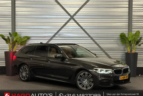 540i xDrive High Executive M-Pakket LED/PANO/NAVI/ACC/LEDER/ADAPTIVE/TREKHAAK/STOELVERW+KOELER/STUURVERW/MEMOR