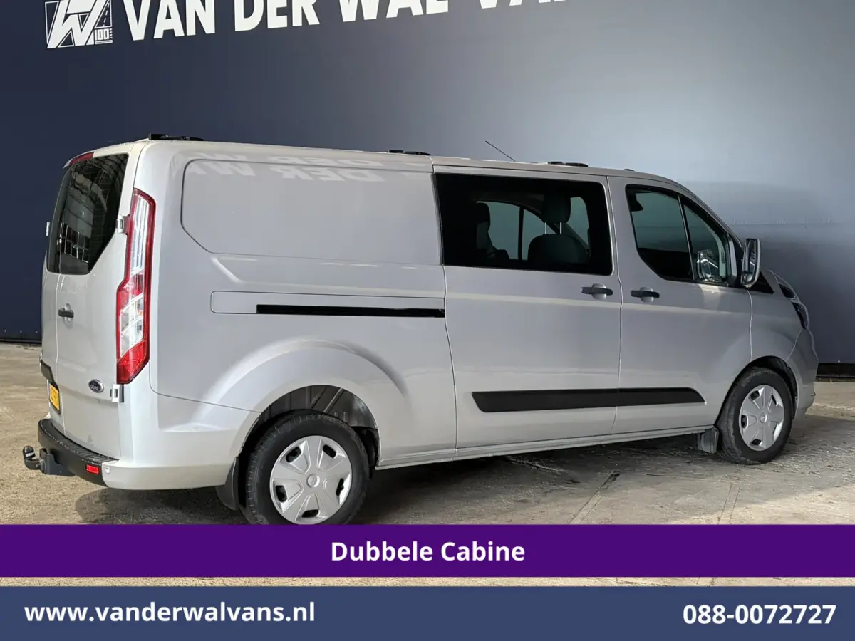 2.0 TDCI 131pk L2H1 Dubbele Cabine Euro6 Airco | 5-Zits | Camera | Apple Carplay | LED | 2800kg Trekhaak Android Auto, Cruisecontrol, Parkeersensoren, Stoelverwarming, Verwarmde voorruit, Da