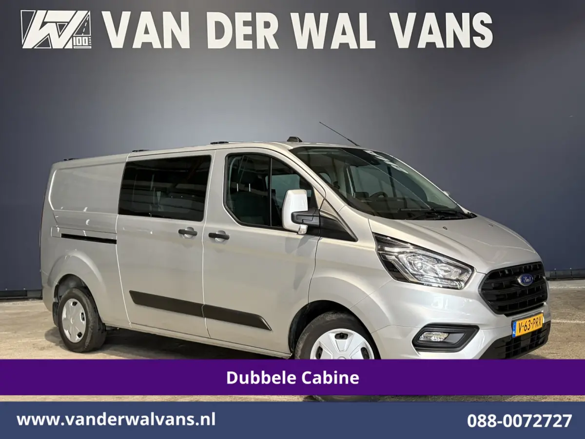 2.0 TDCI 131pk L2H1 Dubbele Cabine Euro6 Airco | 5-Zits | Camera | Apple Carplay | LED | 2800kg Trekhaak Android Auto, Cruisecontrol, Parkeersensoren, Stoelverwarming, Verwarmde voorruit, Da