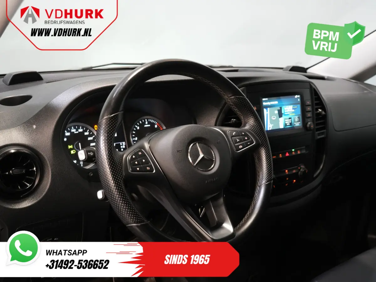 119 CDI Aut. L3 LED/ Carplay/ Stoelverw./ Standkachel/ Navi/ Cruise/ Camera/ Airco/ 17”LMV/ PDC/ Dakdragers/ Trekhaak
