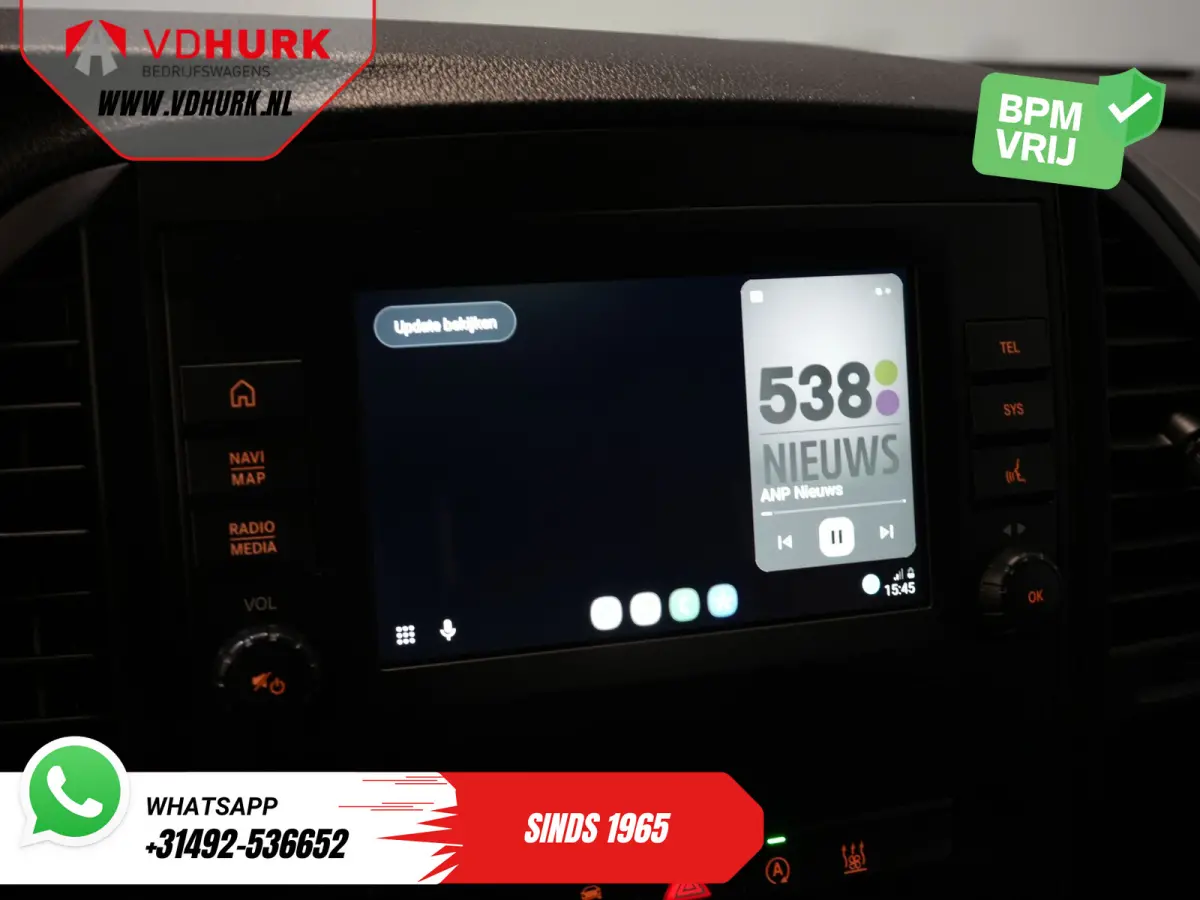 119 CDI Aut. L3 LED/ Carplay/ Stoelverw./ Standkachel/ Navi/ Cruise/ Camera/ Airco/ 17”LMV/ PDC/ Dakdragers/ Trekhaak
