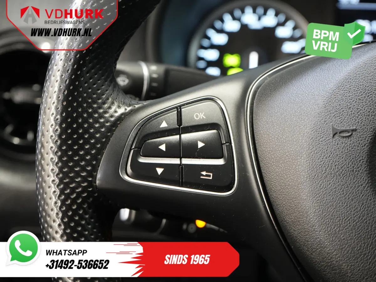 119 CDI Aut. L3 LED/ Carplay/ Stoelverw./ Standkachel/ Navi/ Cruise/ Camera/ Airco/ 17”LMV/ PDC/ Dakdragers/ Trekhaak