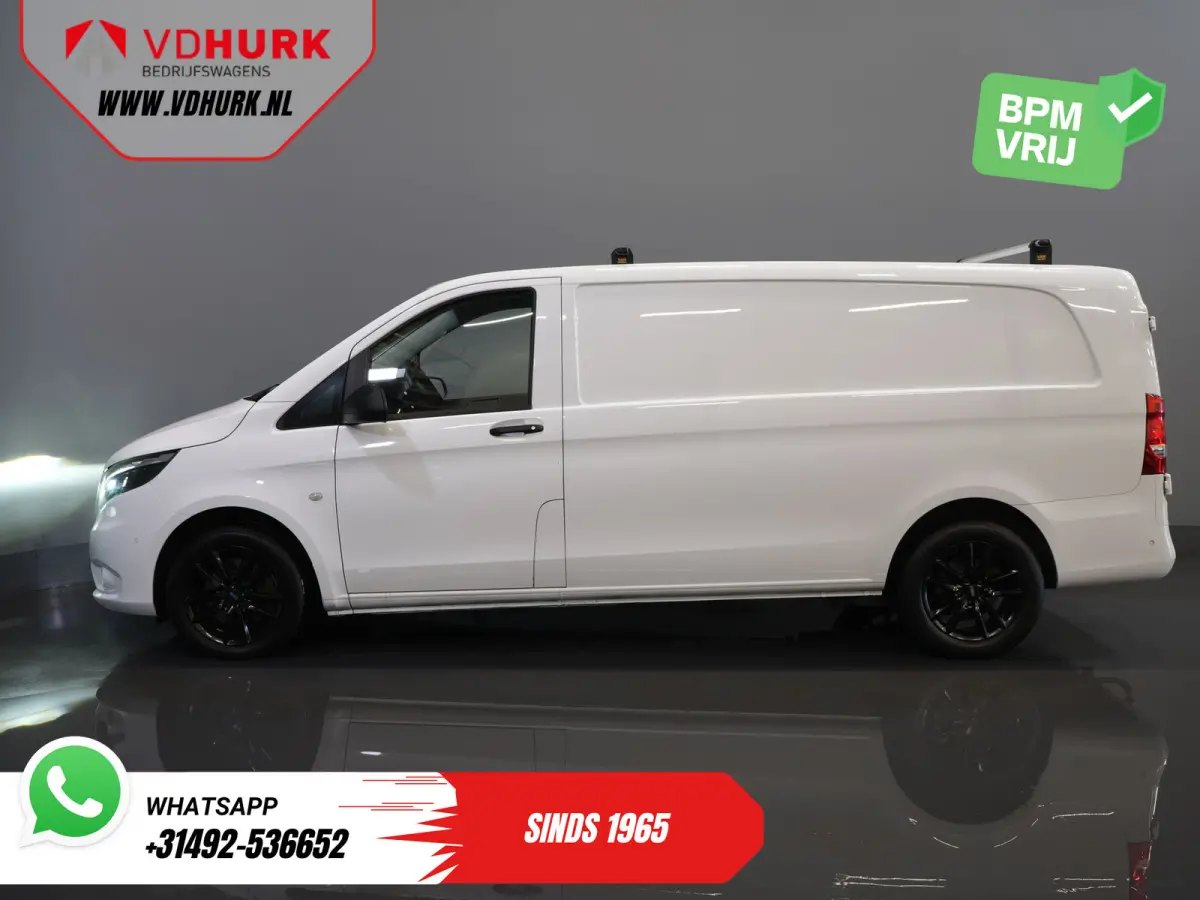 119 CDI Aut. L3 LED/ Carplay/ Stoelverw./ Standkachel/ Navi/ Cruise/ Camera/ Airco/ 17”LMV/ PDC/ Dakdragers/ Trekhaak