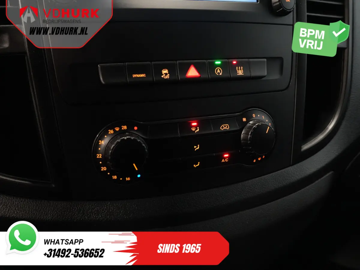 119 CDI Aut. L3 LED/ Carplay/ Stoelverw./ Standkachel/ Navi/ Cruise/ Camera/ Airco/ 17”LMV/ PDC/ Dakdragers/ Trekhaak