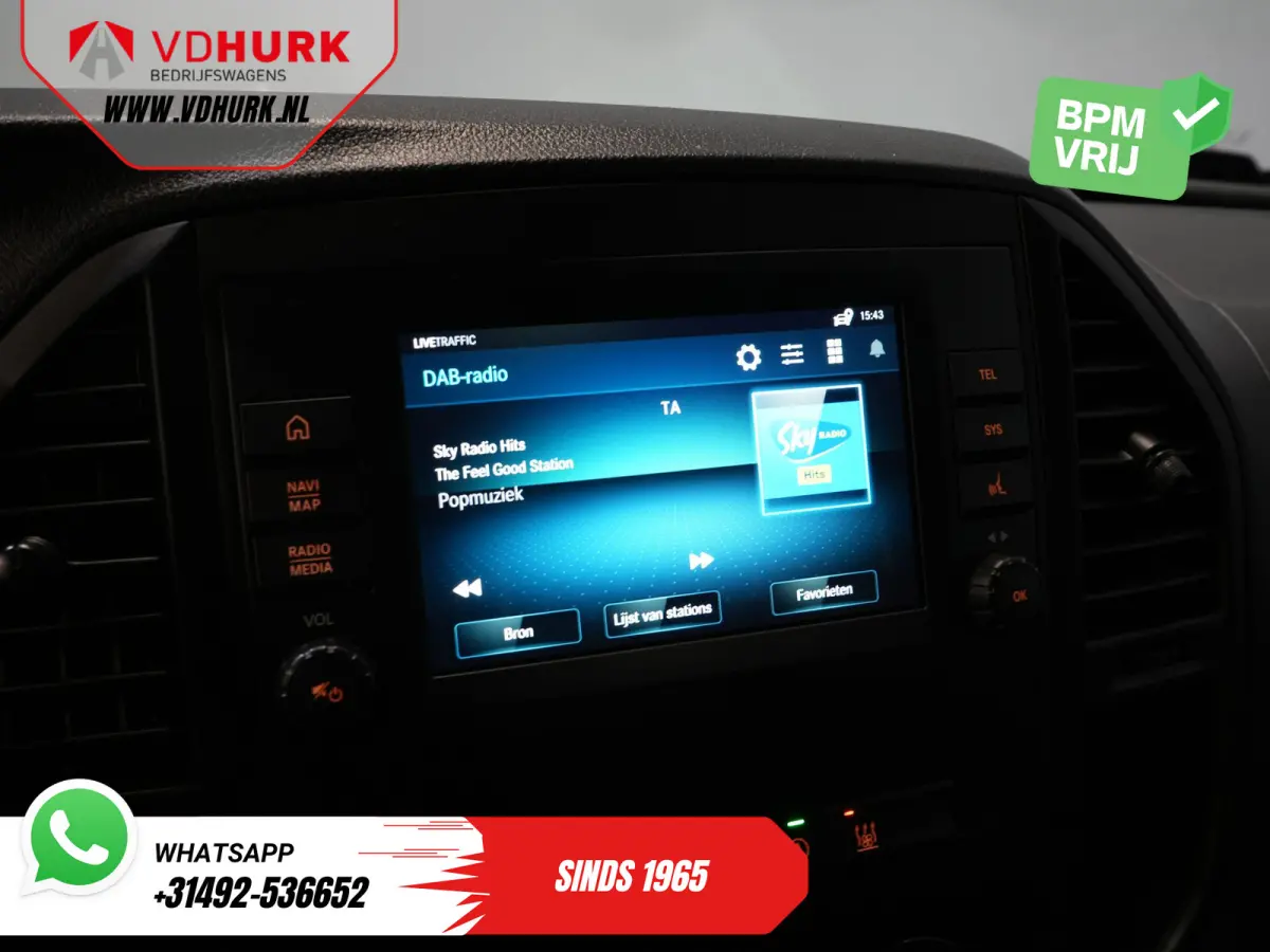 119 CDI Aut. L3 LED/ Carplay/ Stoelverw./ Standkachel/ Navi/ Cruise/ Camera/ Airco/ 17”LMV/ PDC/ Dakdragers/ Trekhaak