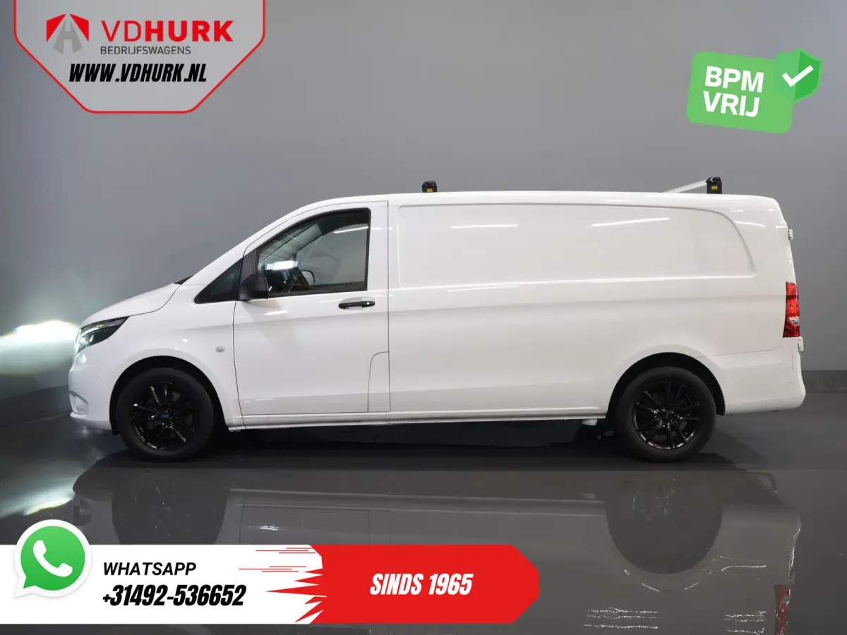 119 CDI Aut. L3 LED/ Carplay/ Stoelverw./ Standkachel/ Navi/ Cruise/ Camera/ Airco/ 17”LMV/ PDC/ Dakdragers/ Trekhaak