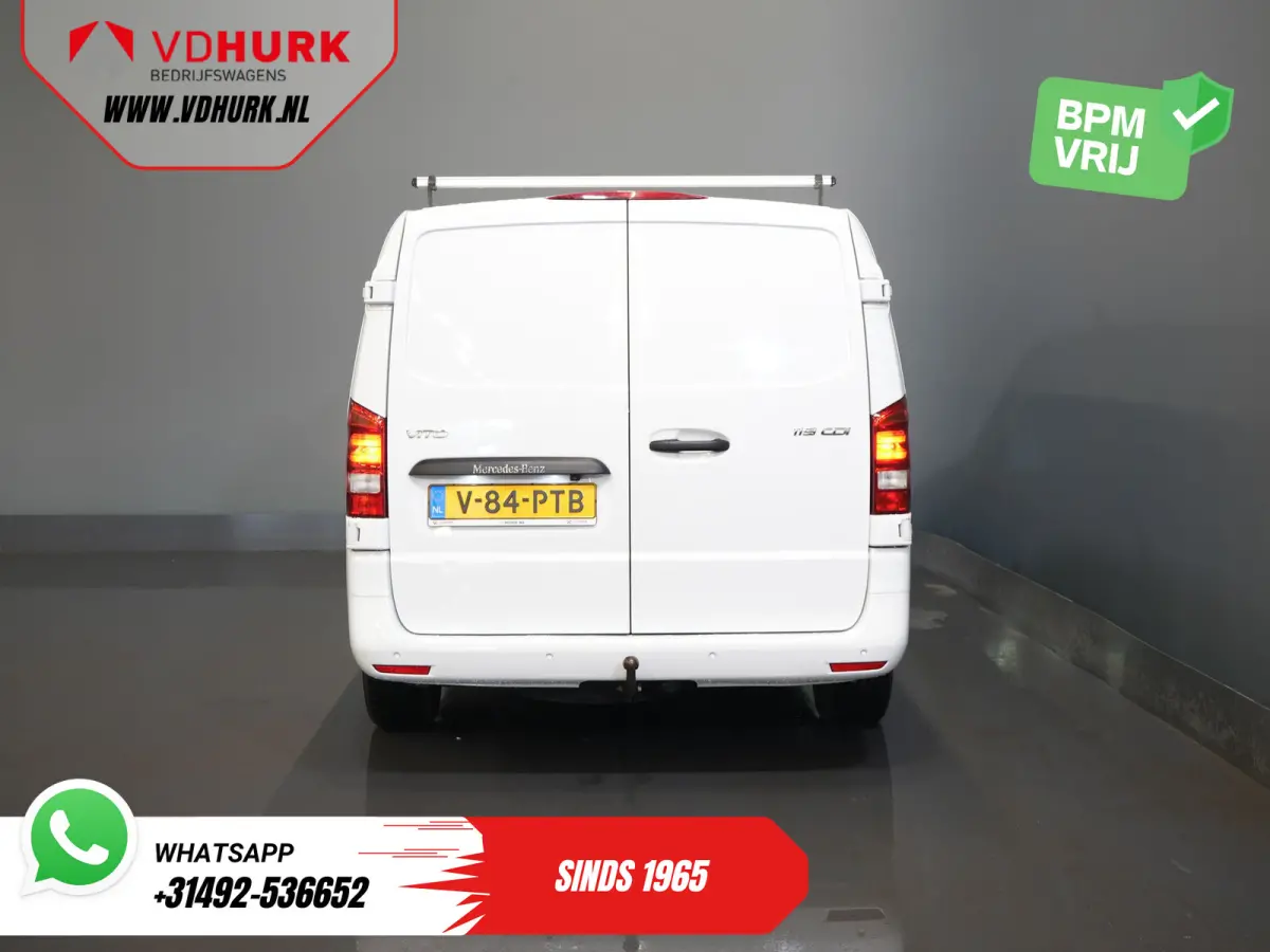 119 CDI Aut. L3 LED/ Carplay/ Stoelverw./ Standkachel/ Navi/ Cruise/ Camera/ Airco/ 17”LMV/ PDC/ Dakdragers/ Trekhaak