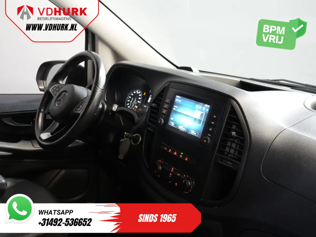 119 CDI Aut. L3 LED/ Carplay/ Stoelverw./ Standkachel/ Navi/ Cruise/ Camera/ Airco/ 17”LMV/ PDC/ Dakdragers/ Trekhaak