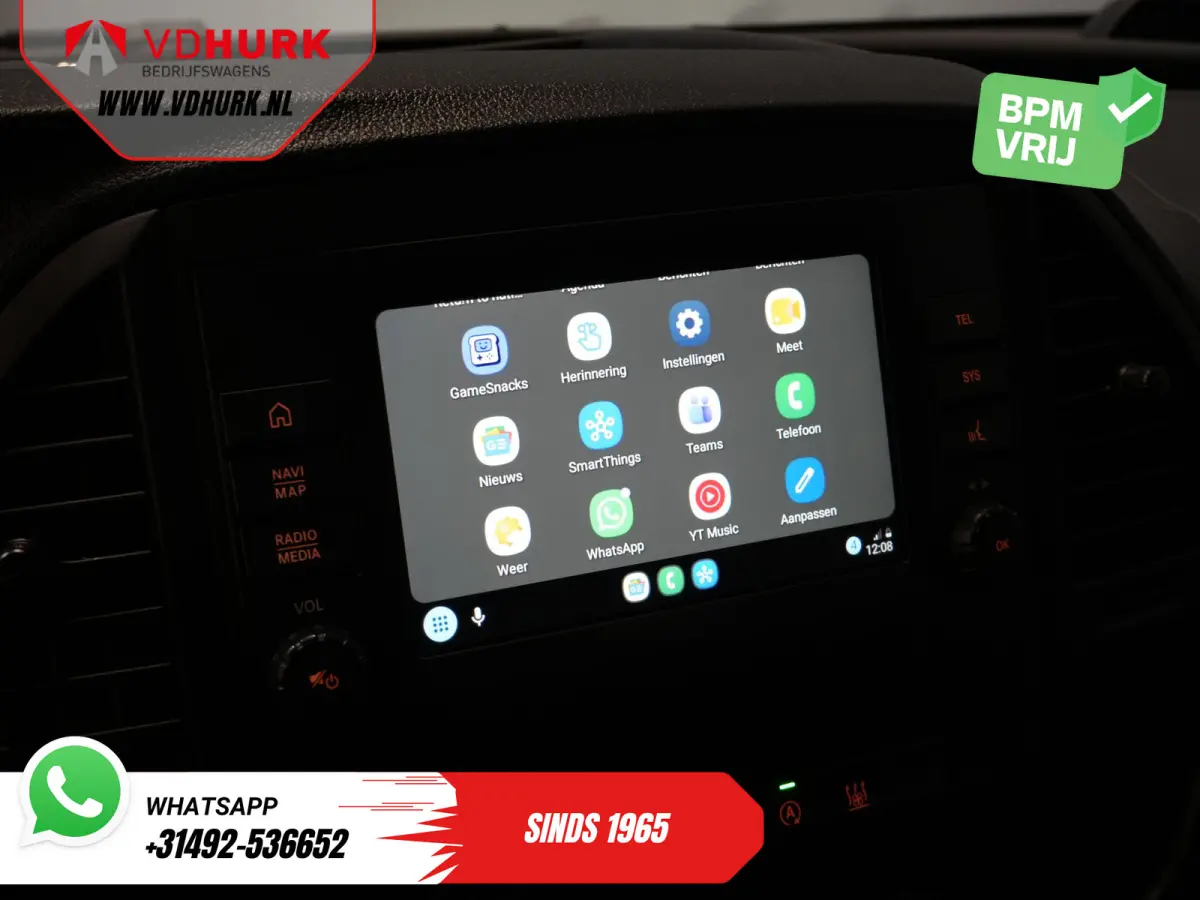 119 CDI Aut. L3 LED/ Carplay/ Stoelverw./ Standkachel/ Navi/ Cruise/ Camera/ Airco/ 17”LMV/ PDC/ Dakdragers/ Trekhaak