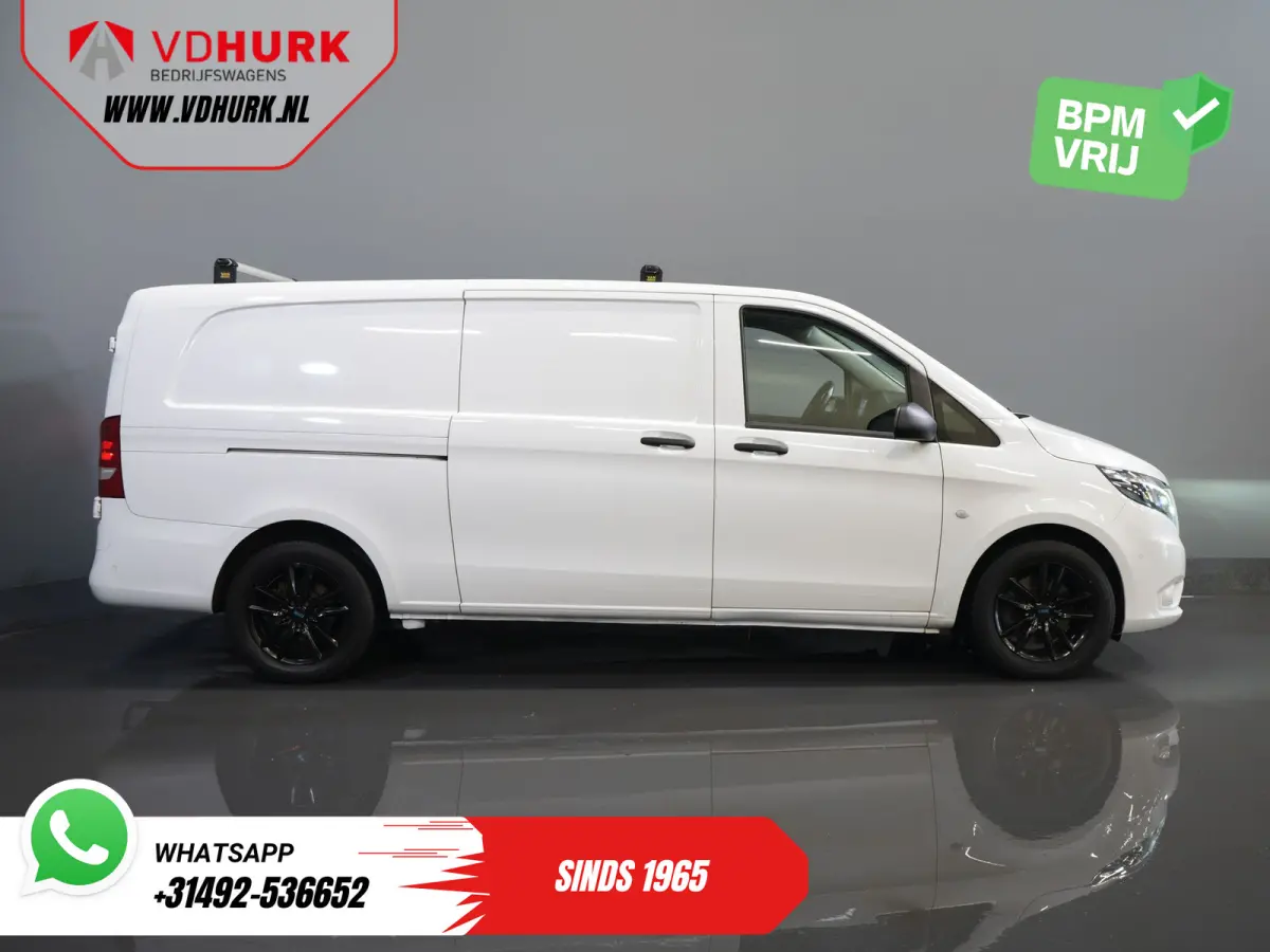119 CDI Aut. L3 LED/ Carplay/ Stoelverw./ Standkachel/ Navi/ Cruise/ Camera/ Airco/ 17”LMV/ PDC/ Dakdragers/ Trekhaak