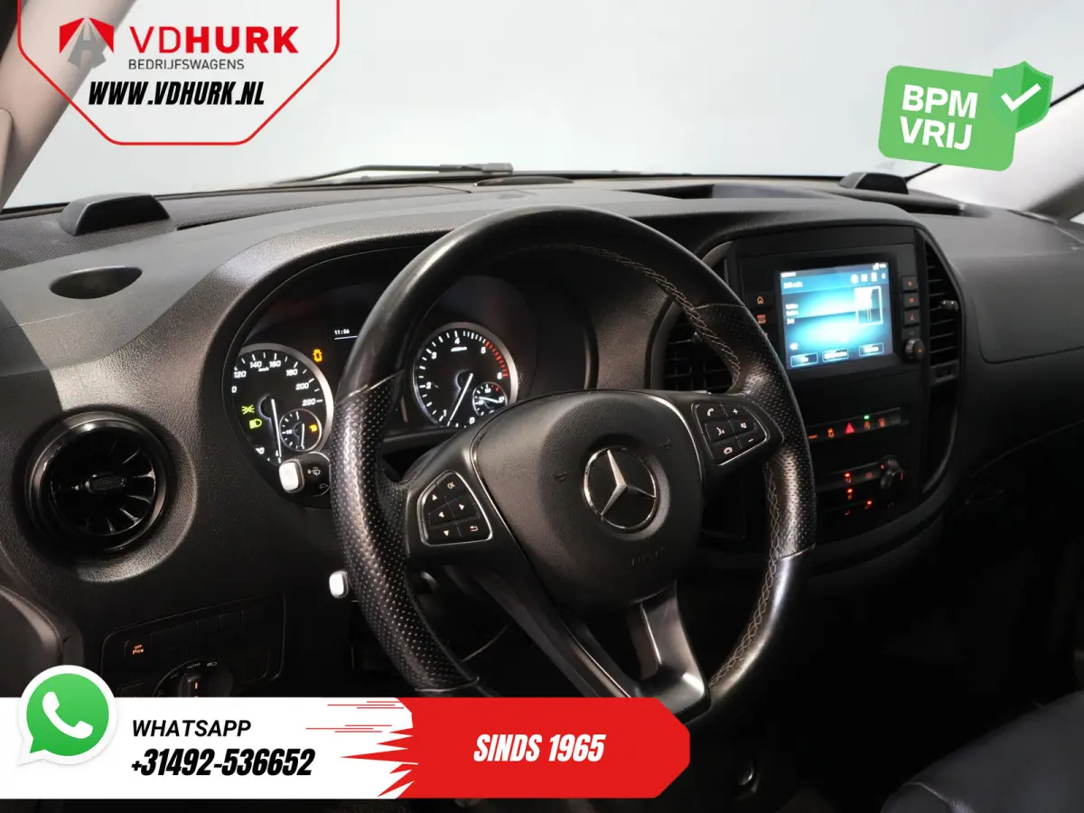 119 CDI Aut. L3 LED/ Carplay/ Stoelverw./ Standkachel/ Navi/ Cruise/ Camera/ Airco/ 17”LMV/ PDC/ Dakdragers/ Trekhaak