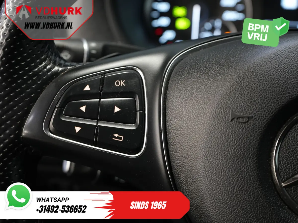 119 CDI Aut. L3 LED/ Carplay/ Stoelverw./ Standkachel/ Navi/ Cruise/ Camera/ Airco/ 17”LMV/ PDC/ Dakdragers/ Trekhaak