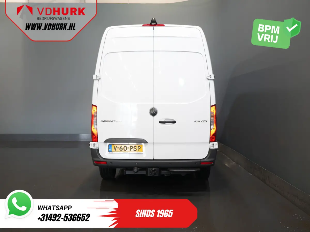 315 CDI Aut. L2H2 3.5t Trekverm./ Stoelverw./ Carplay/ 270Gr.Deuren/ Navi/ Camera/ PDC/ Cruise/ DAB