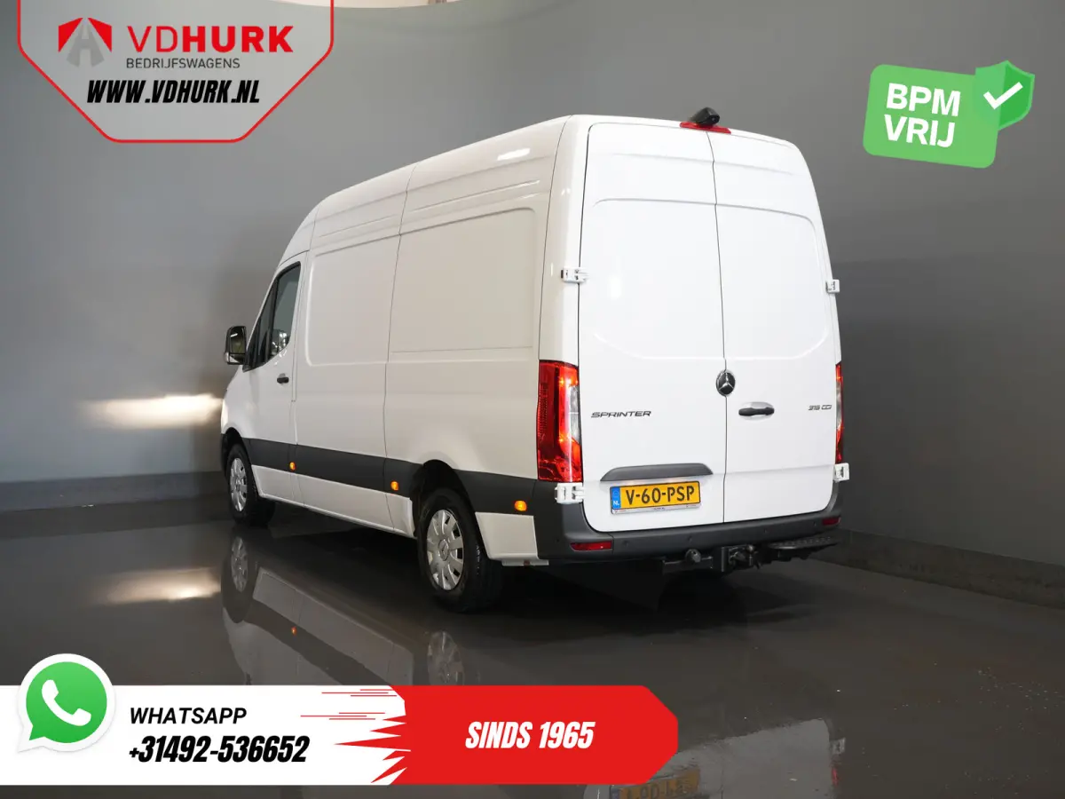 315 CDI Aut. L2H2 3.5t Trekverm./ Stoelverw./ Carplay/ 270Gr.Deuren/ Navi/ Camera/ PDC/ Cruise/ DAB