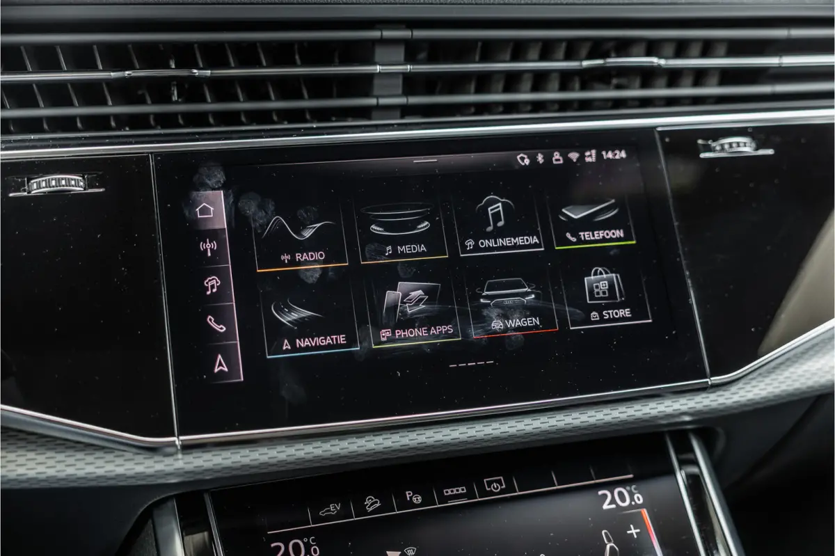 60 TFSI e S-Line Competition | Panorama | B&O | Matrix Laser LED | 360 Camera | RS Zetels | Elek trekhaak | ACC | Stoelverwarming V+A | Keyless | MY2026 | Fabrieksgarantie