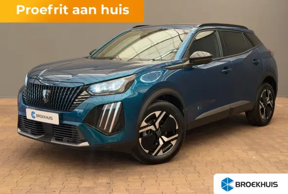 1.2 PureTech 100 Allure Achteruitrij Camera | Parkeersensoren | LED | Leder/Stof | Climate Control | Carplay | 17" Lichtmetaal | Achteruitrij Camera | Airco (automatisch) | Apple Carplay/And