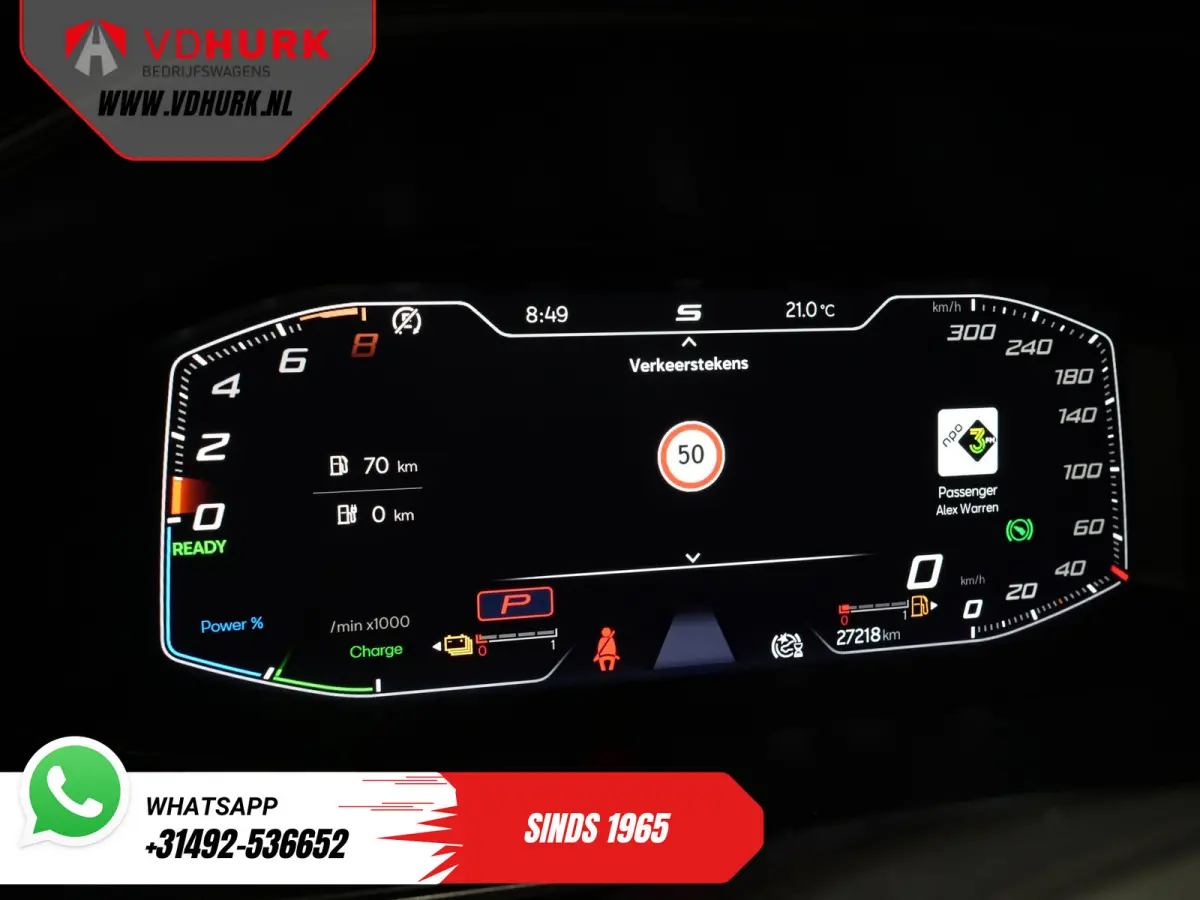 1.4 e-Hybrid 245 pk VZ Performance Standkachel/ Stoelverw./ Elek.klep/ Memory/ Adapt.cruise/ Navi/ Climate/ Camera/ PDC/ 19” LMV
