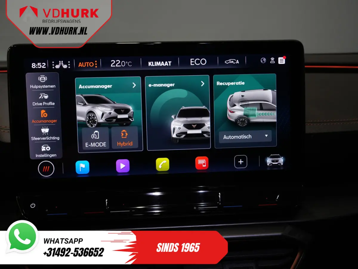 1.4 e-Hybrid 245 pk VZ Performance Standkachel/ Stoelverw./ Elek.klep/ Memory/ Adapt.cruise/ Navi/ Climate/ Camera/ PDC/ 19” LMV