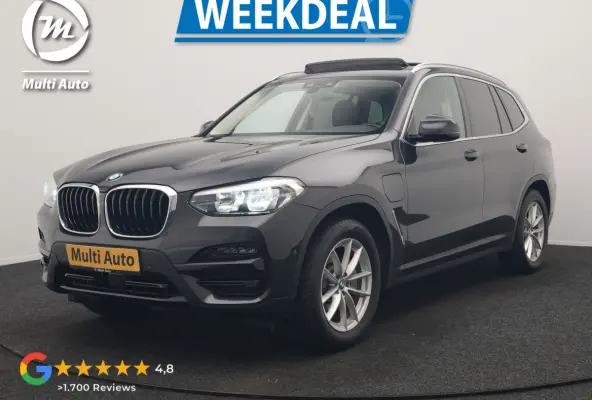xDrive30e Advantage PHEV 293pk Dealer O.H. | Panodak | Adaptive Cruise | Camera | Harman / Kardon | Sportstoelen Verwarmd | Sfeerverlichting | Blis | Apple Carplay | Navigatie | DAB | Plug I