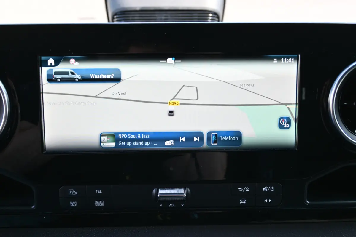 317 CDI L2H2 Pro LED, Geveerde stoel, Trekhaak, Navigatie met camera