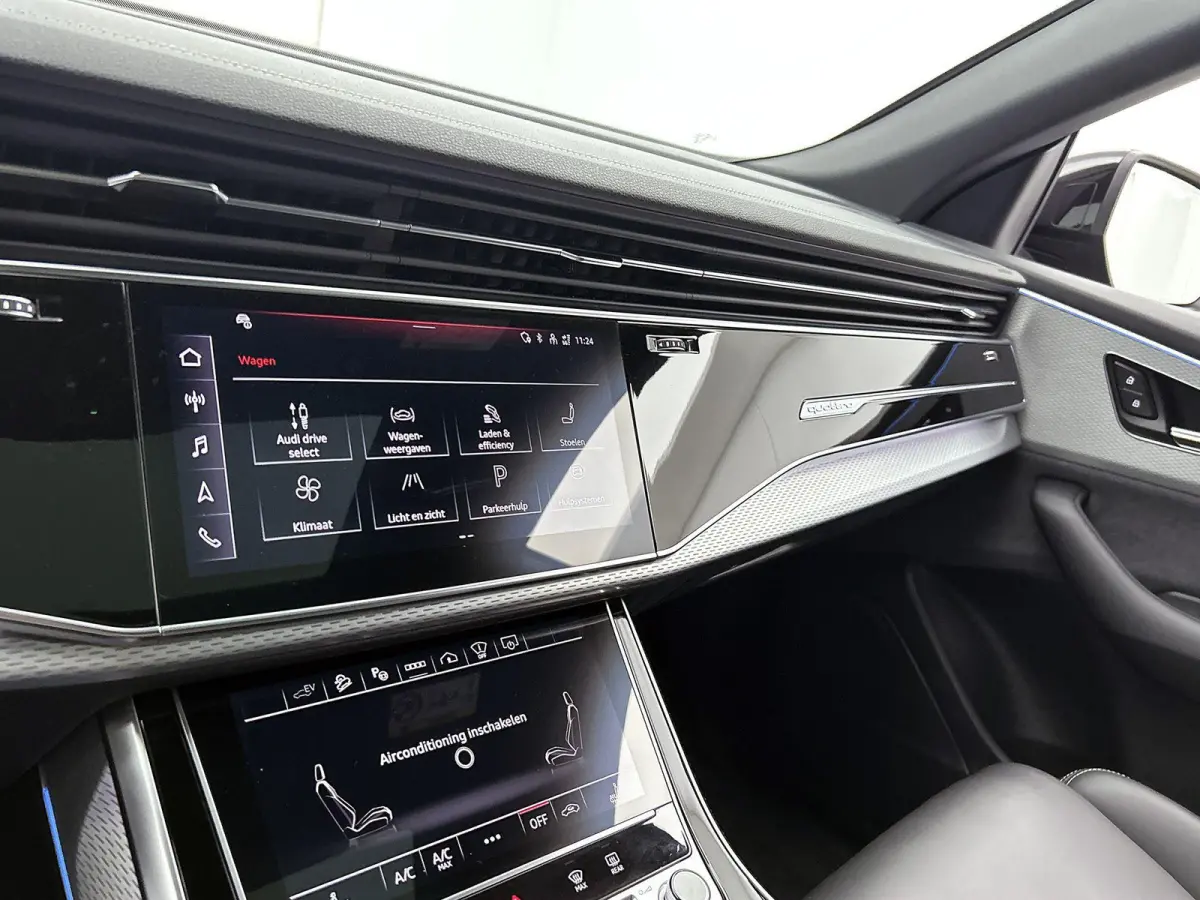 55 TFSI e quattro Pro Line 394 PK | S-line | Adaptive cruise control | Glazen panoramadak | Luchtvering | Head-up display | Dodehoekdetectie | Matrix-led | 360 graden camera | Elektr. voorst