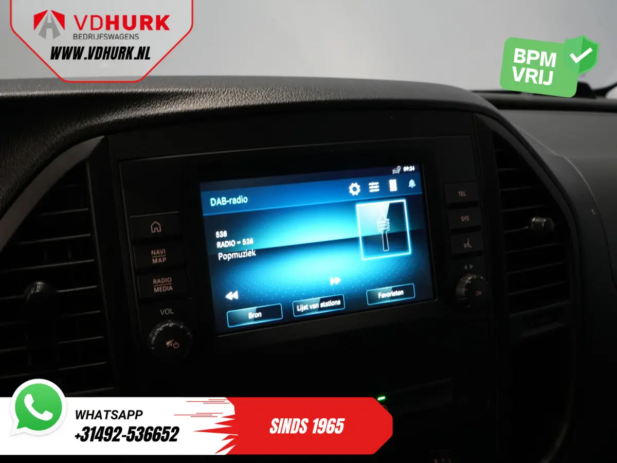 116 CDI Aut. L3 Carplay/ Cruise/ Airco/ Camera/ PDC
