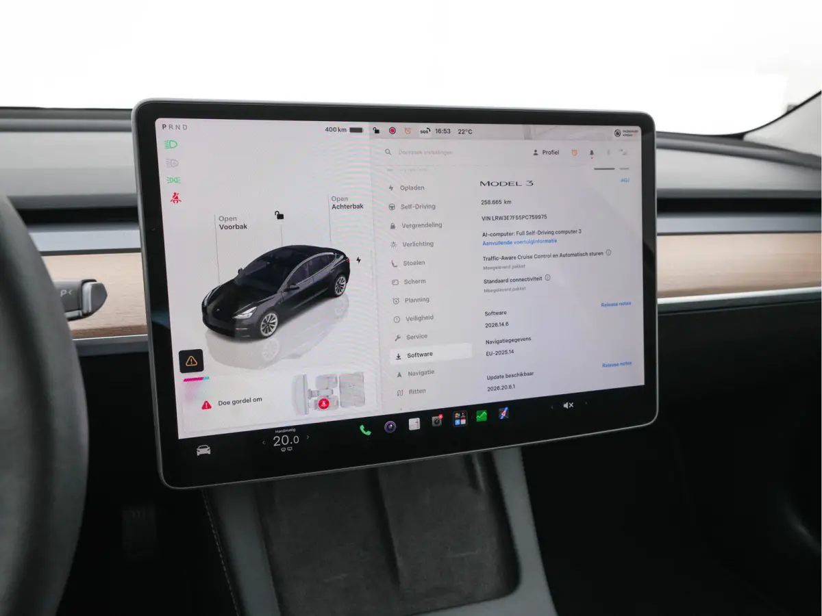 Standard RWD Plus 60 kWh [3-Fase-11kW] {SoH-90%} (INCL-BTW) Aut. *PANO | AUTOPILOT | LEATHER | KEYLESS | FULL-LED | MEMORY-PACK | TOPVIEW | DAB | CARPLAY | DIGI-COCKPIT | LANE-ASSIST | HEATE