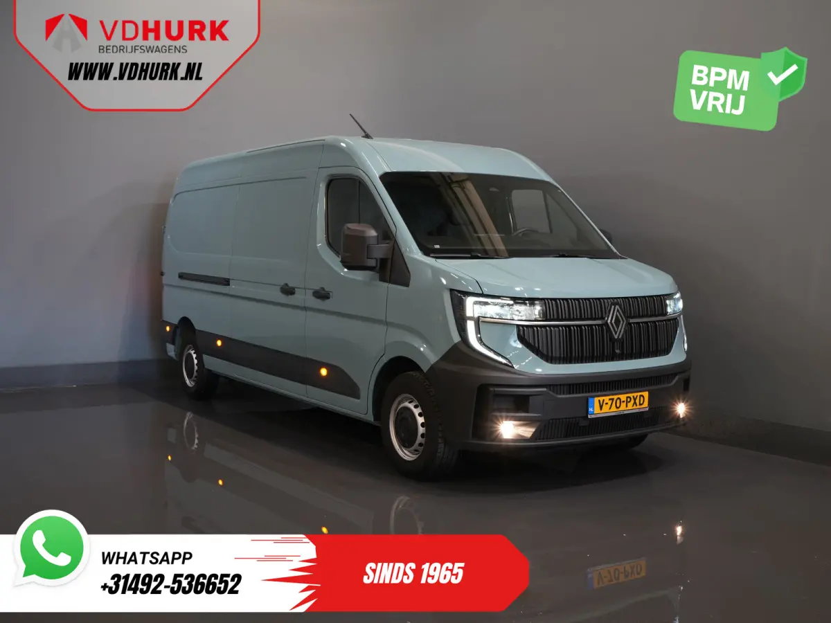 2.0 dCi 150 pk L3H2 270Gr.Deuren/ LED/ Carplay/ Camera/ 2.5t Trekverm./ Cruise/ PDC/ Airco