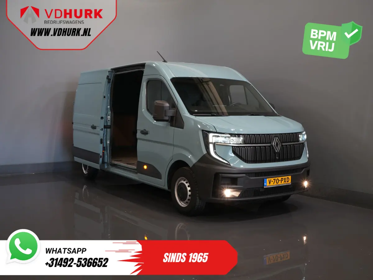 2.0 dCi 150 pk L3H2 270Gr.Deuren/ LED/ Carplay/ Camera/ 2.5t Trekverm./ Cruise/ PDC/ Airco