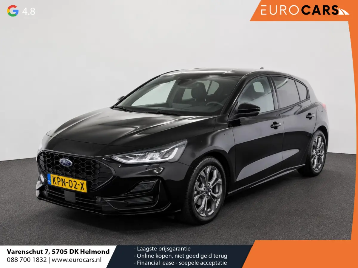 1.0 EcoBoost Hybrid 155pk Automaat ST Line Navigatie Cruise Control Parkeer sensoren Lichtmetalen Velgen Extra Getint Glas
