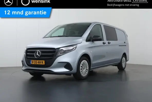116 CDI | Aut. | XL L3 | Select | Dubbele Cabine | 6-zits | LED Koplampen | Schuifdeur L+R | Navigatie | Parkeercamera | Cruise Control | Trekhaak 2500g | Certified