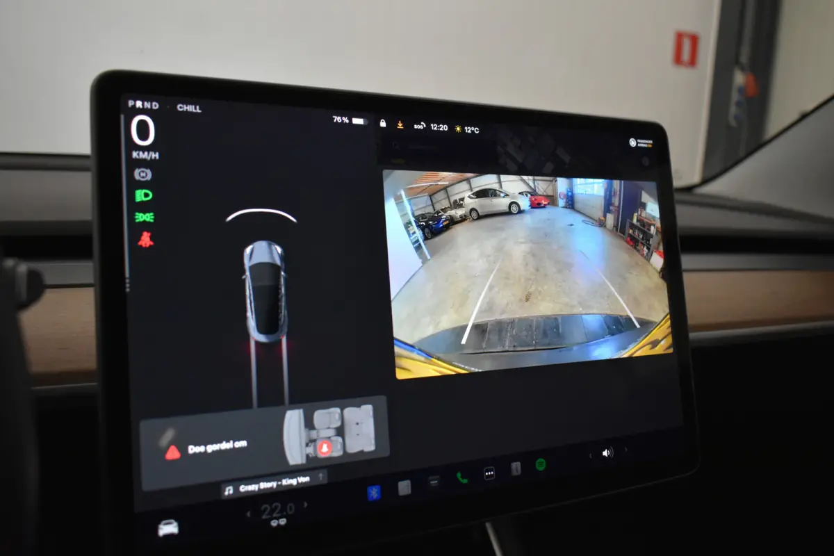 Long Range AWD 75 kWh Draagarmen + HV Accu vervangen Top Staat Trekhaak Autopilot FSD Comp Camera Leder Pano