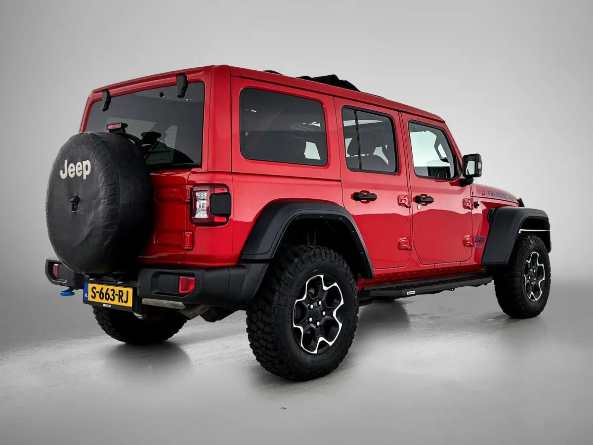4xe 380pk Rubicon Automaat | Soft-Top | Winterpakket | Camera Voor + Achter | Navigatie | Adaptieve Cruise Control | 17"LMV | Full-LED |