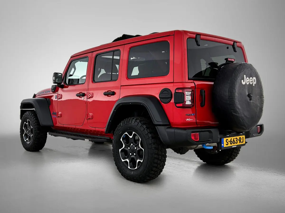 4xe 380pk Rubicon Automaat | Soft-Top | Winterpakket | Camera Voor + Achter | Navigatie | Adaptieve Cruise Control | 17"LMV | Full-LED |