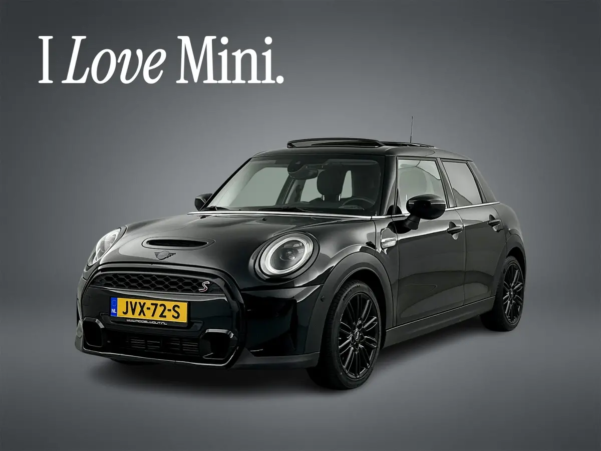 Mini 2.0 Aut. S Black-Edition Pano-dak/Leder-Sportstoel/17'LMV