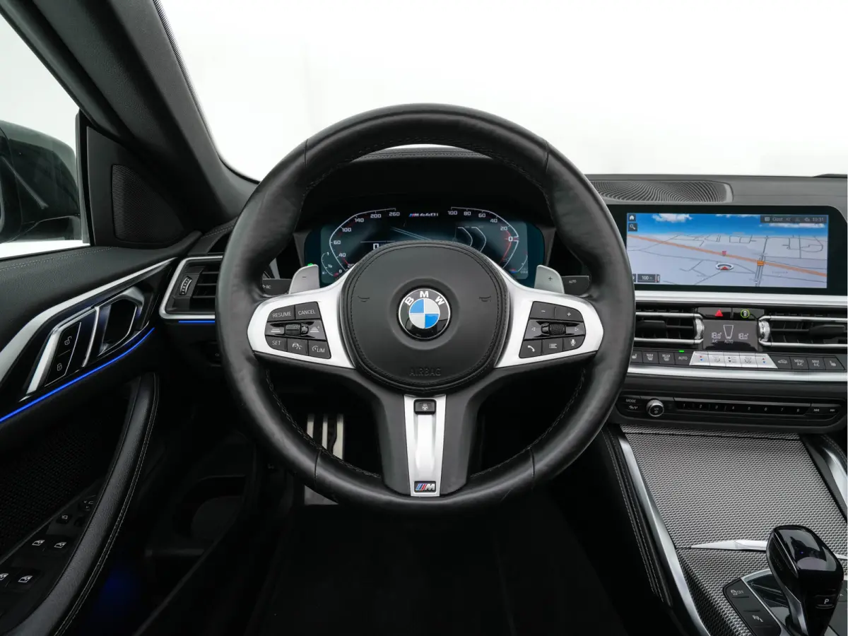 M440i xDrive High Executive (INCL-BTW) *LEATHER | LASER-LED | MEMORY-PACK | DIGI-COCKPIT | KEYLESS | HIFI-SOUND | SHIFTPADDLES | CAMERA | DAB | NAVI-FULLMAP | AMBIENTLIGHT | HEAD-UP | TOWBAR