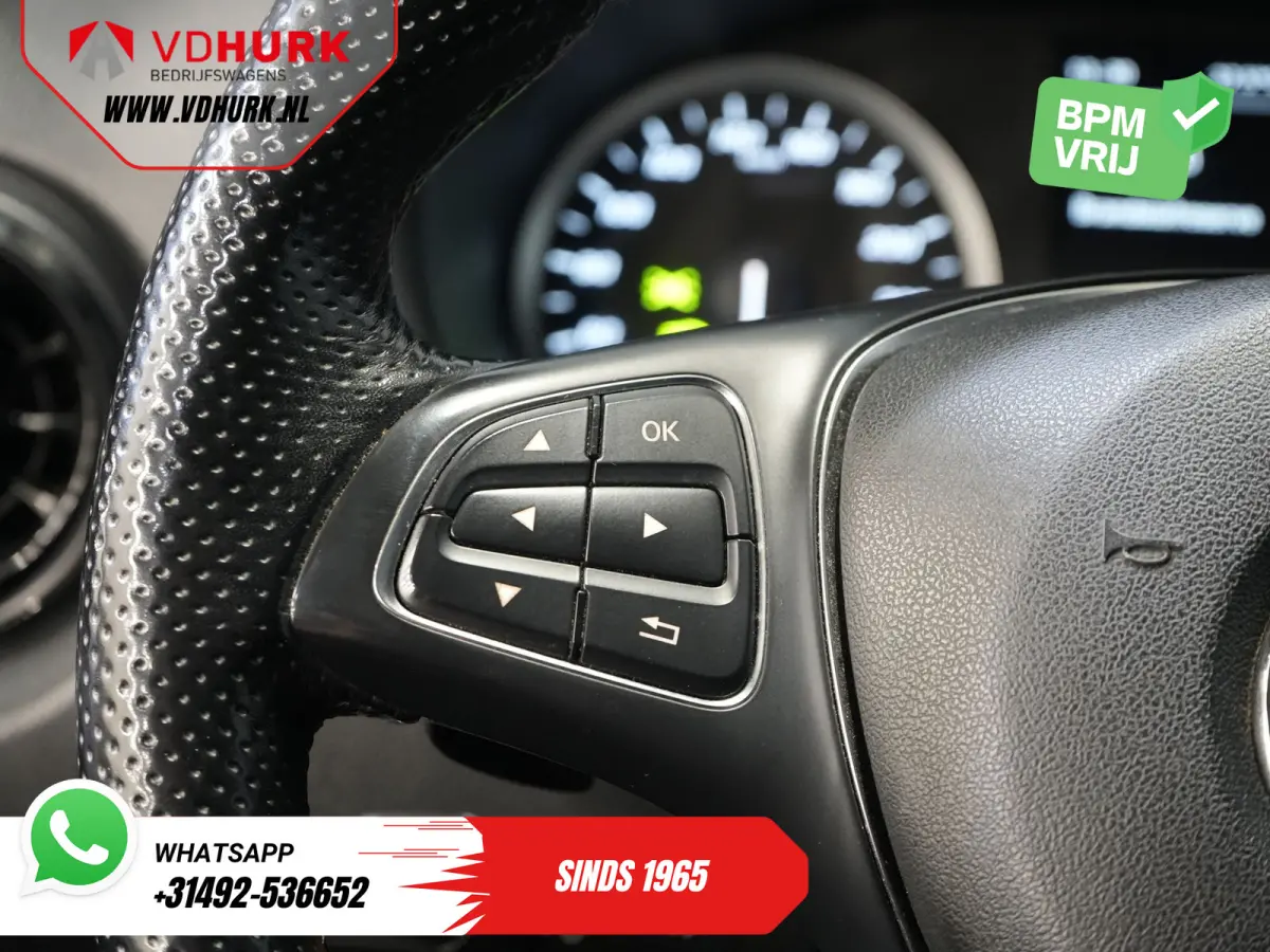 116 CDI Aut. L2 LED/ Standkachel/ Stoelverw./ Carplay/ Camera/ Cruise/ Trekhaak/ Airco