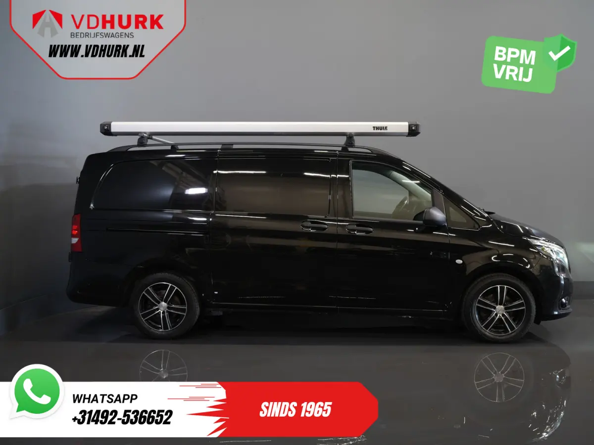 116 CDI Aut. L2 LED/ Standkachel/ Stoelverw./ Carplay/ Camera/ Cruise/ Trekhaak/ Airco