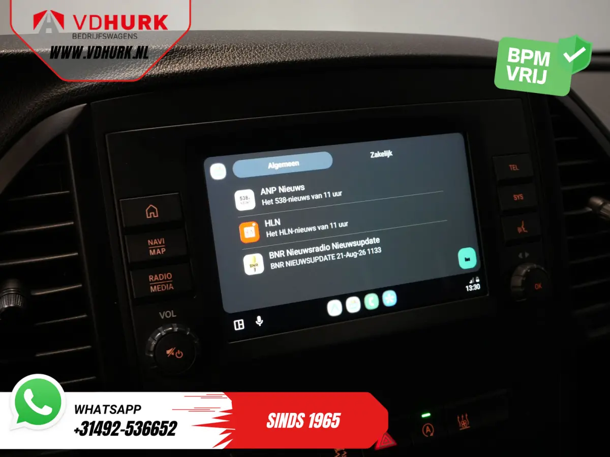116 CDI Aut. L2 LED/ Standkachel/ Stoelverw./ Carplay/ Camera/ Cruise/ Trekhaak/ Airco