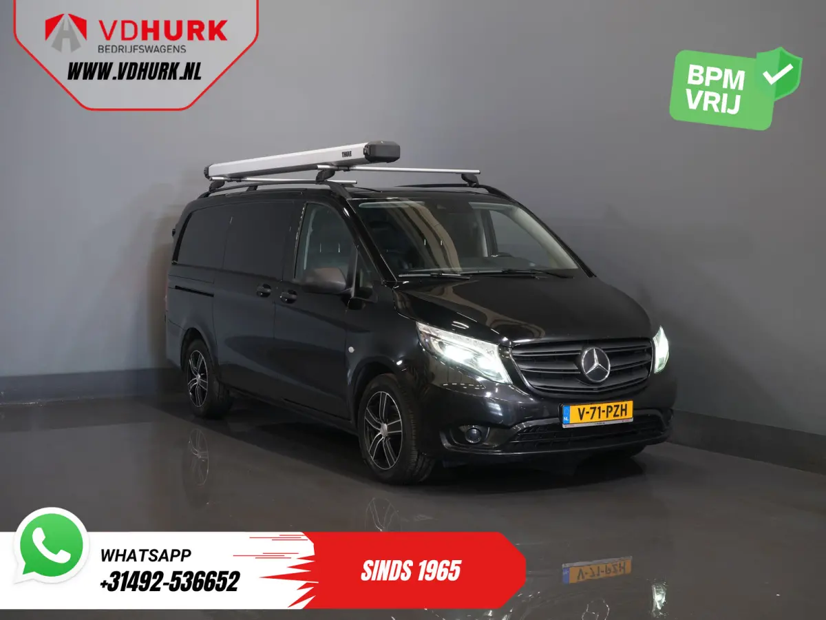 116 CDI Aut. L2 LED/ Standkachel/ Stoelverw./ Carplay/ Camera/ Cruise/ Trekhaak/ Airco