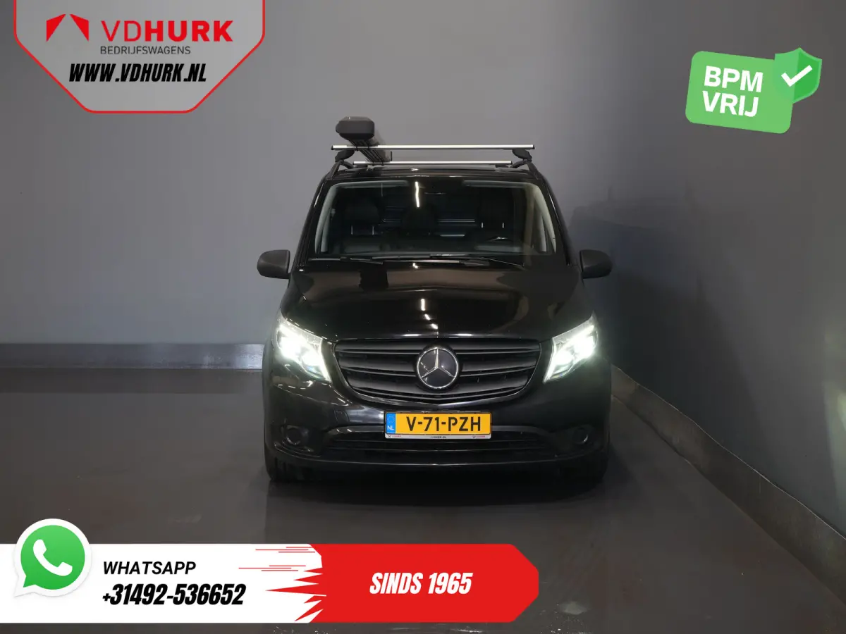 116 CDI Aut. L2 LED/ Standkachel/ Stoelverw./ Carplay/ Camera/ Cruise/ Trekhaak/ Airco